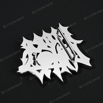 More Chaos Iced Out Belt Buckle Hip Hop Accessories