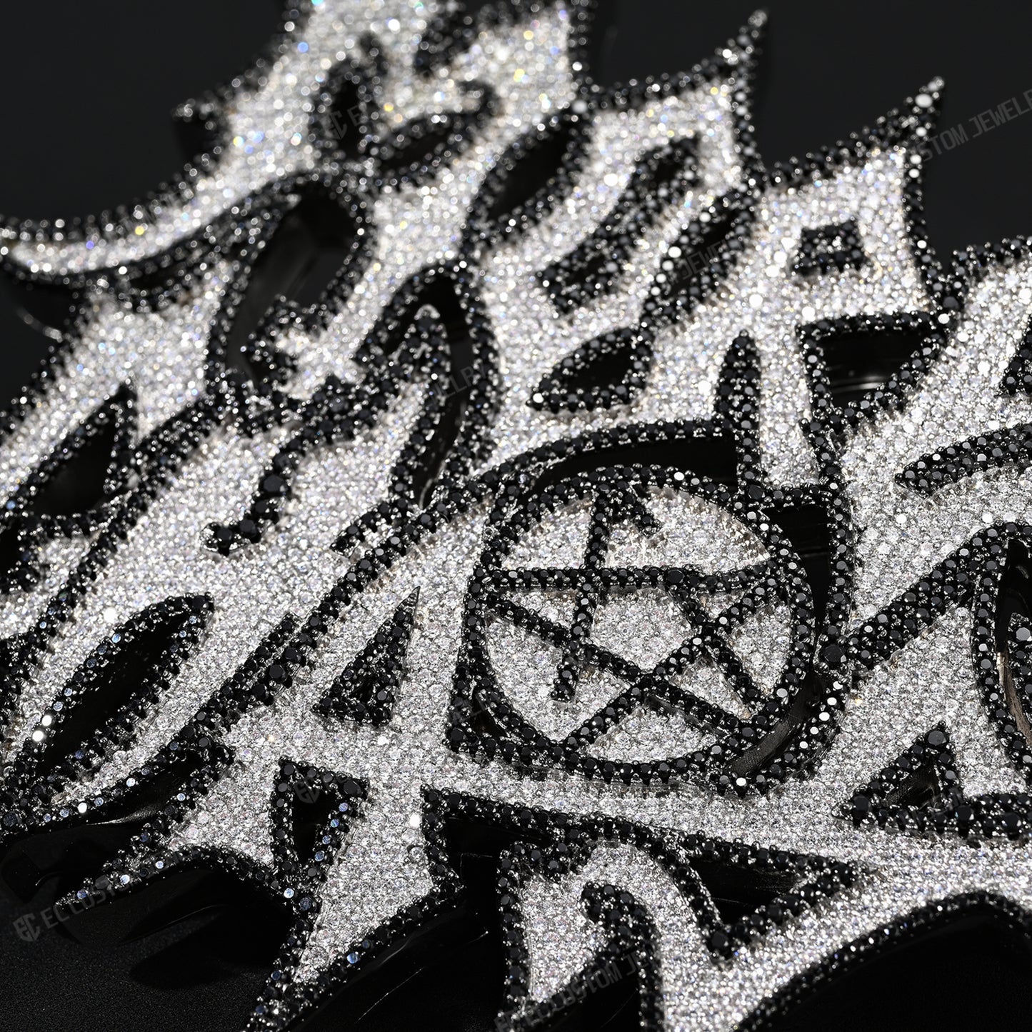 More Chaos Iced Out Belt Buckle Hip Hop Accessories