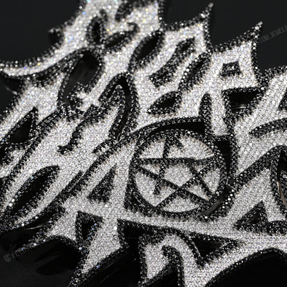 More Chaos Iced Out Belt Buckle Hip Hop Accessories