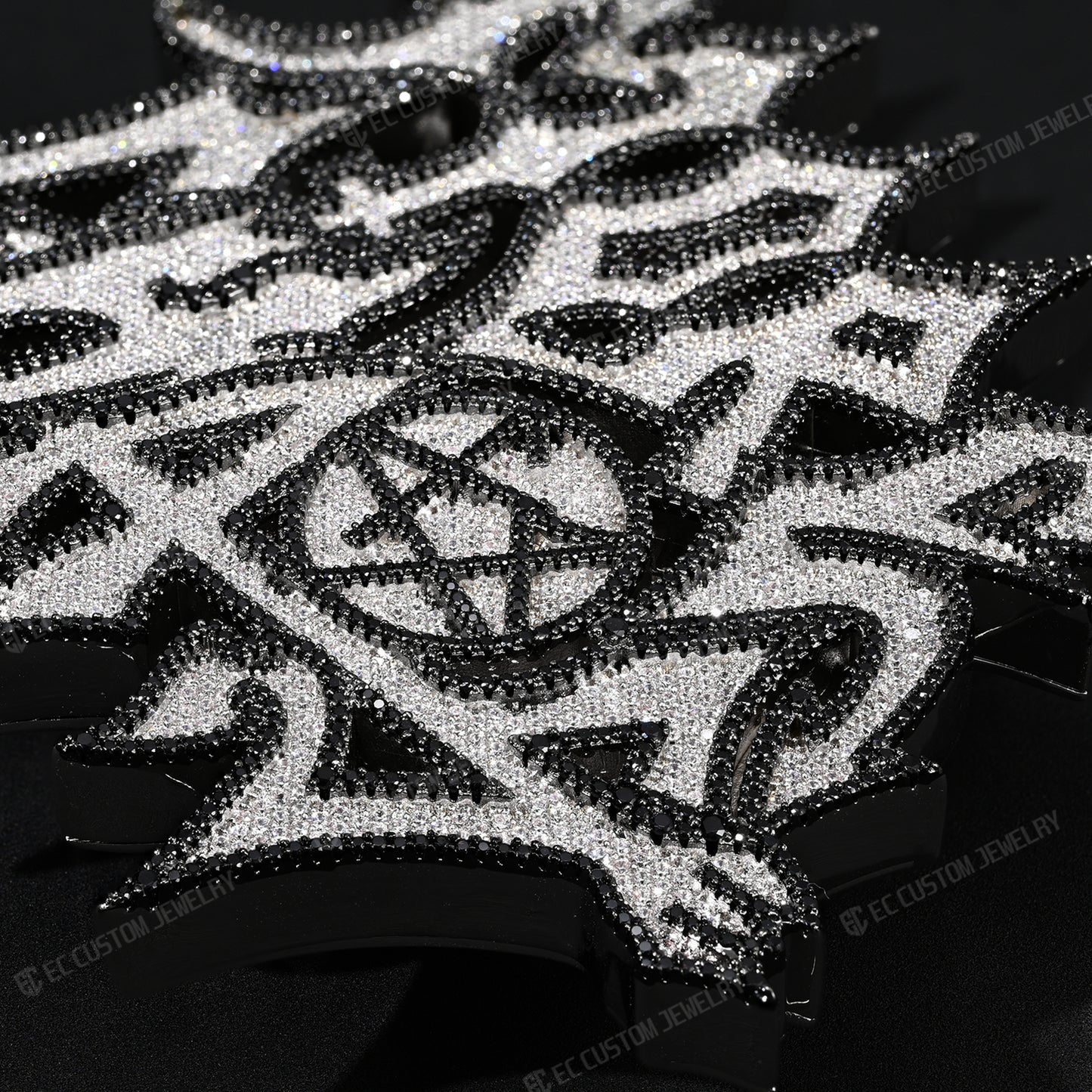 More Chaos Iced Out Belt Buckle Hip Hop Accessories