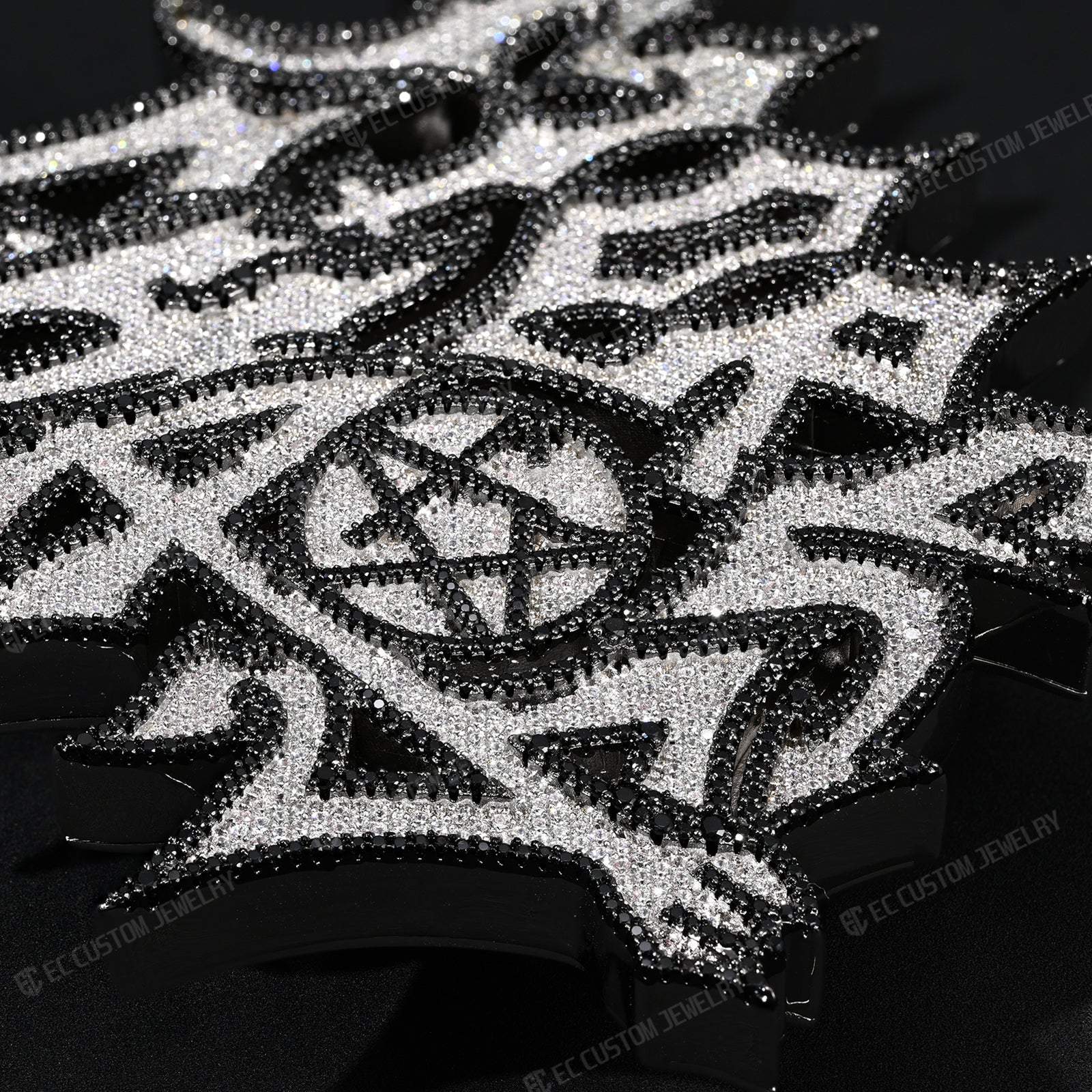 More Chaos Iced Out Belt Buckle Hip Hop Accessories