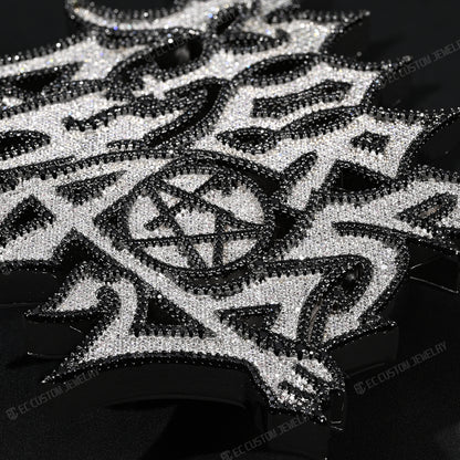 More Chaos Iced Out Belt Buckle Hip Hop Accessories