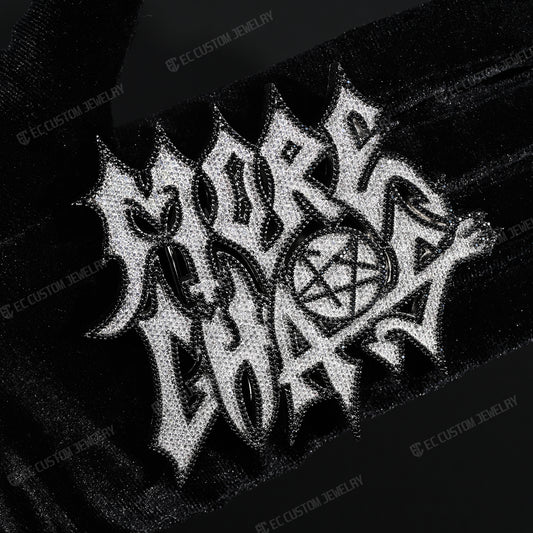 More Chaos Iced Out Belt Buckle Hip Hop Accessories