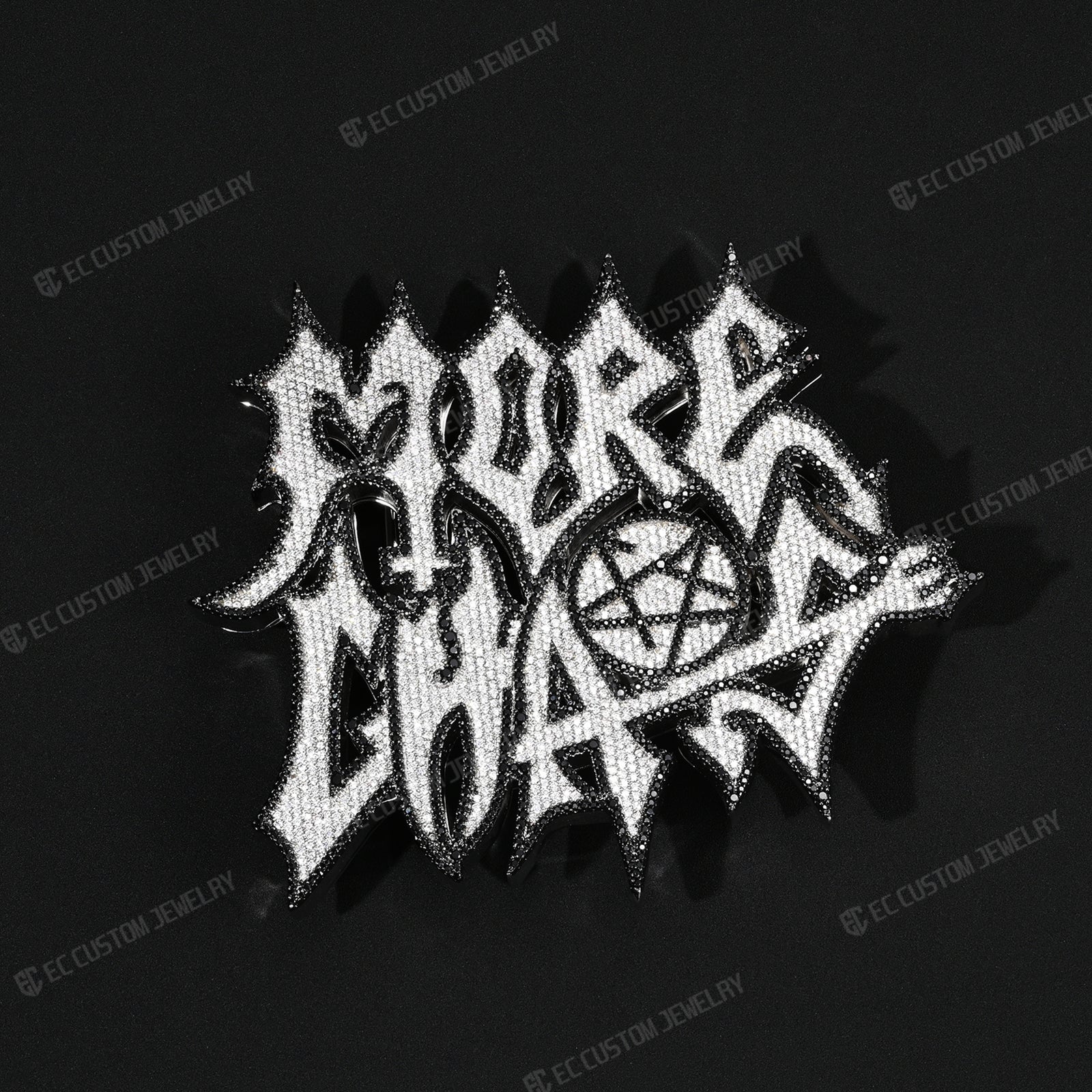 More Chaos Iced Out Belt Buckle Hip Hop Accessories