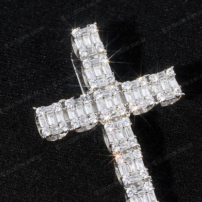 Men's Moissanite Hip Hop cross Pendants