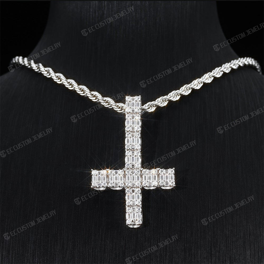 destroy lonely jewelry opium gang same cross pendants iced out pendant