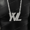 YVL Link Rope Chain iced Out Hip Hop necklace cart iyoung vamp life logo neck chain 1