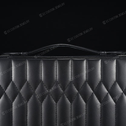 Solid 2KG High End Leather Jewelry Box  Iced Out Chain Luxury Case for Hip Hop
