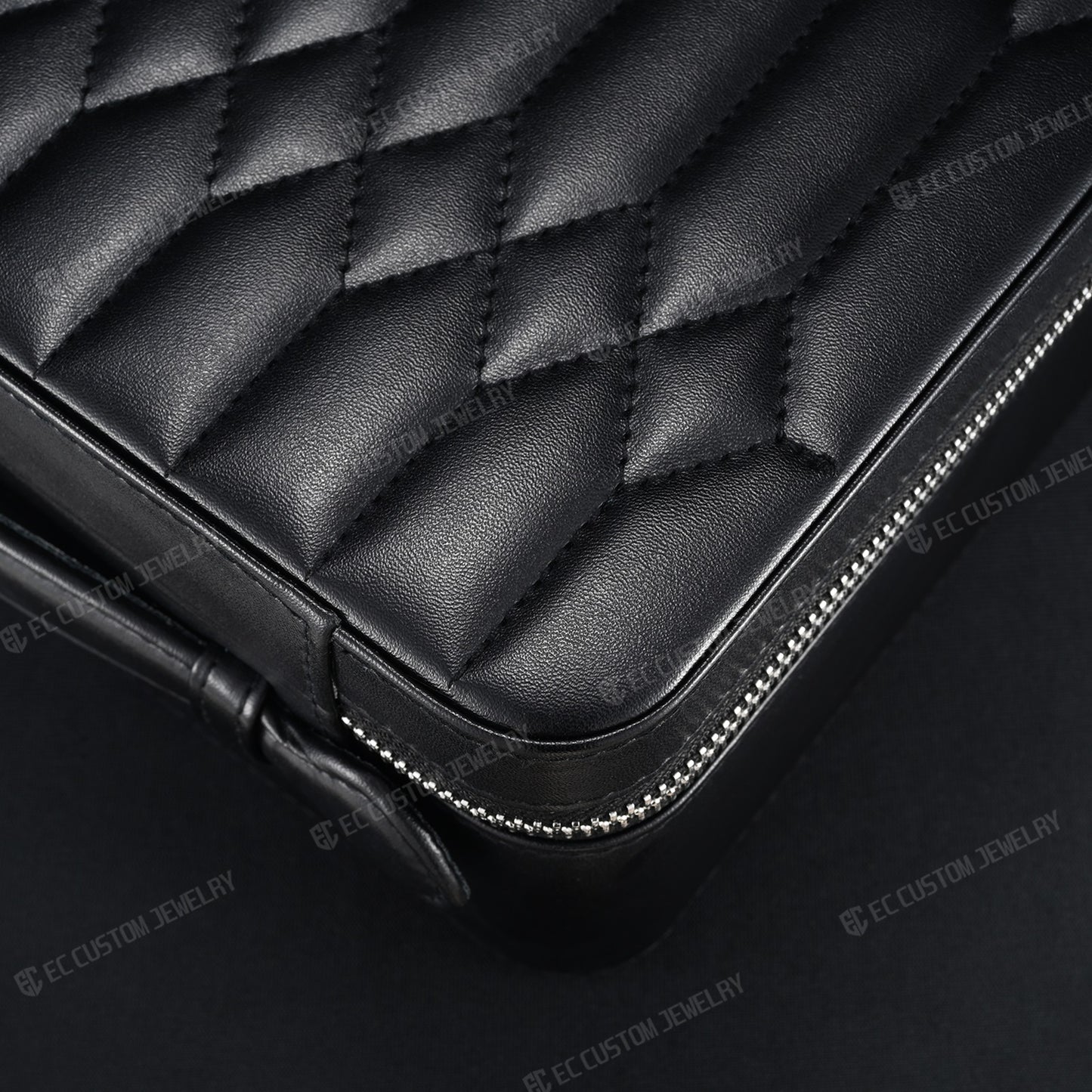 Solid 2KG High End Leather Jewelry Box  Iced Out Chain Luxury Case for Hip Hop