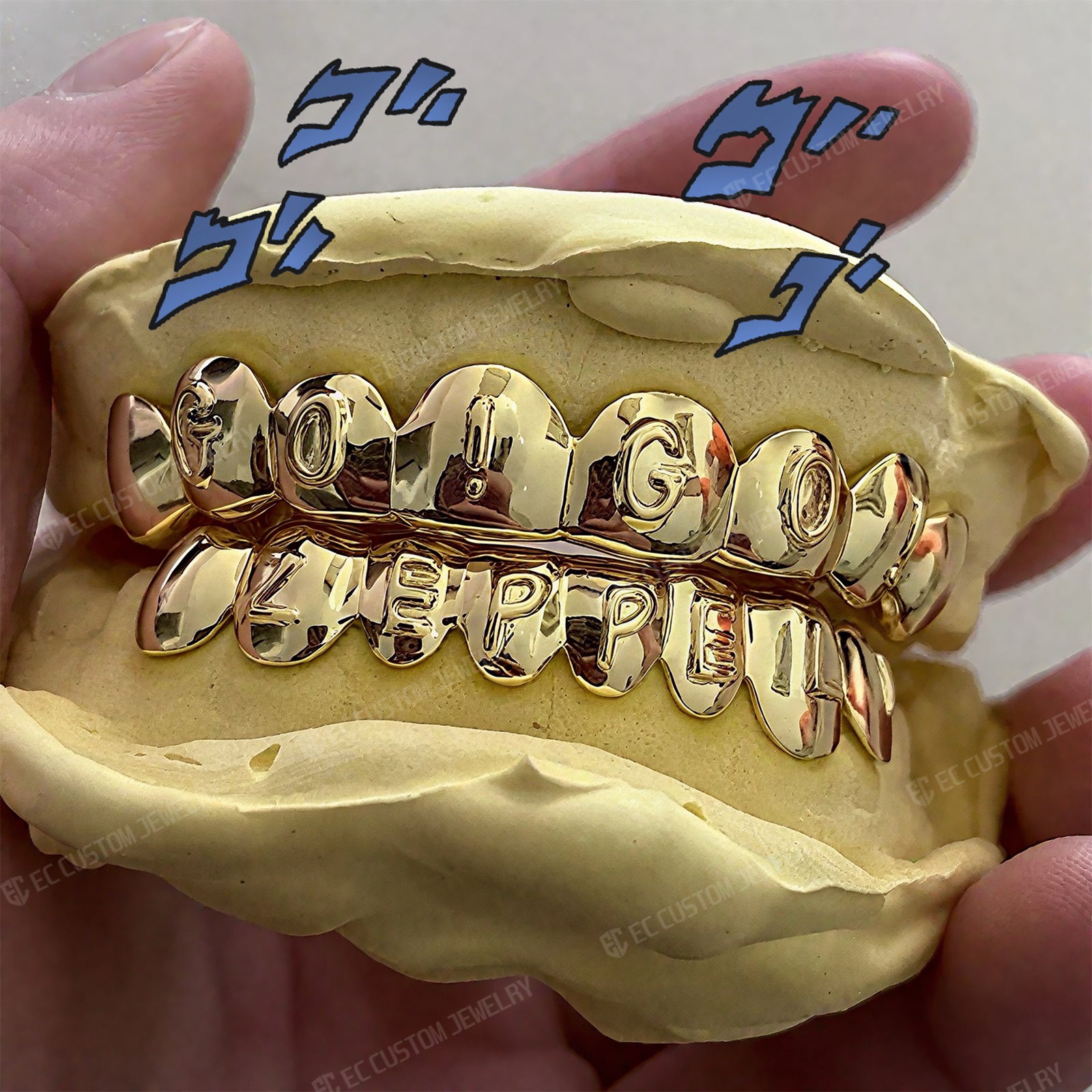 custom solid deep Cut customized Zeppeli Grillz 3