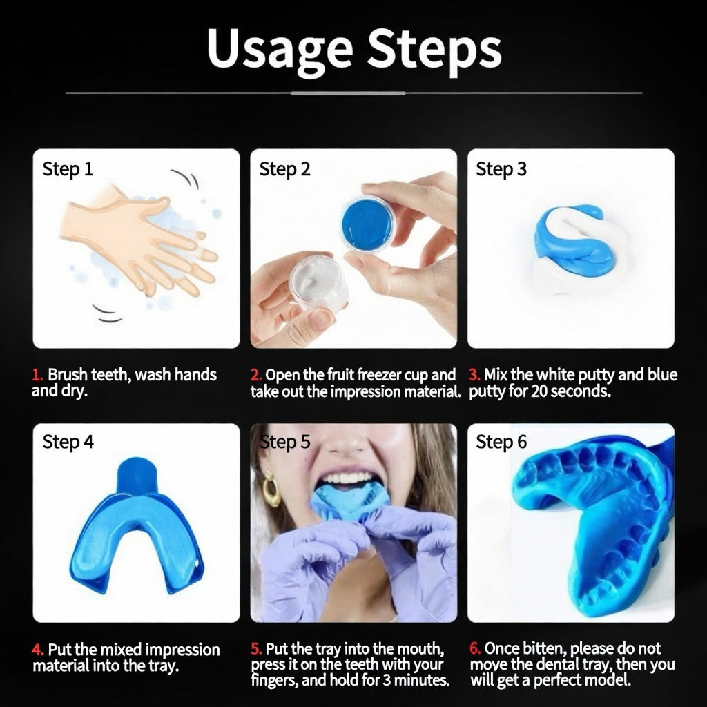 Custom Teeth Impression Mold Kit For Grillz