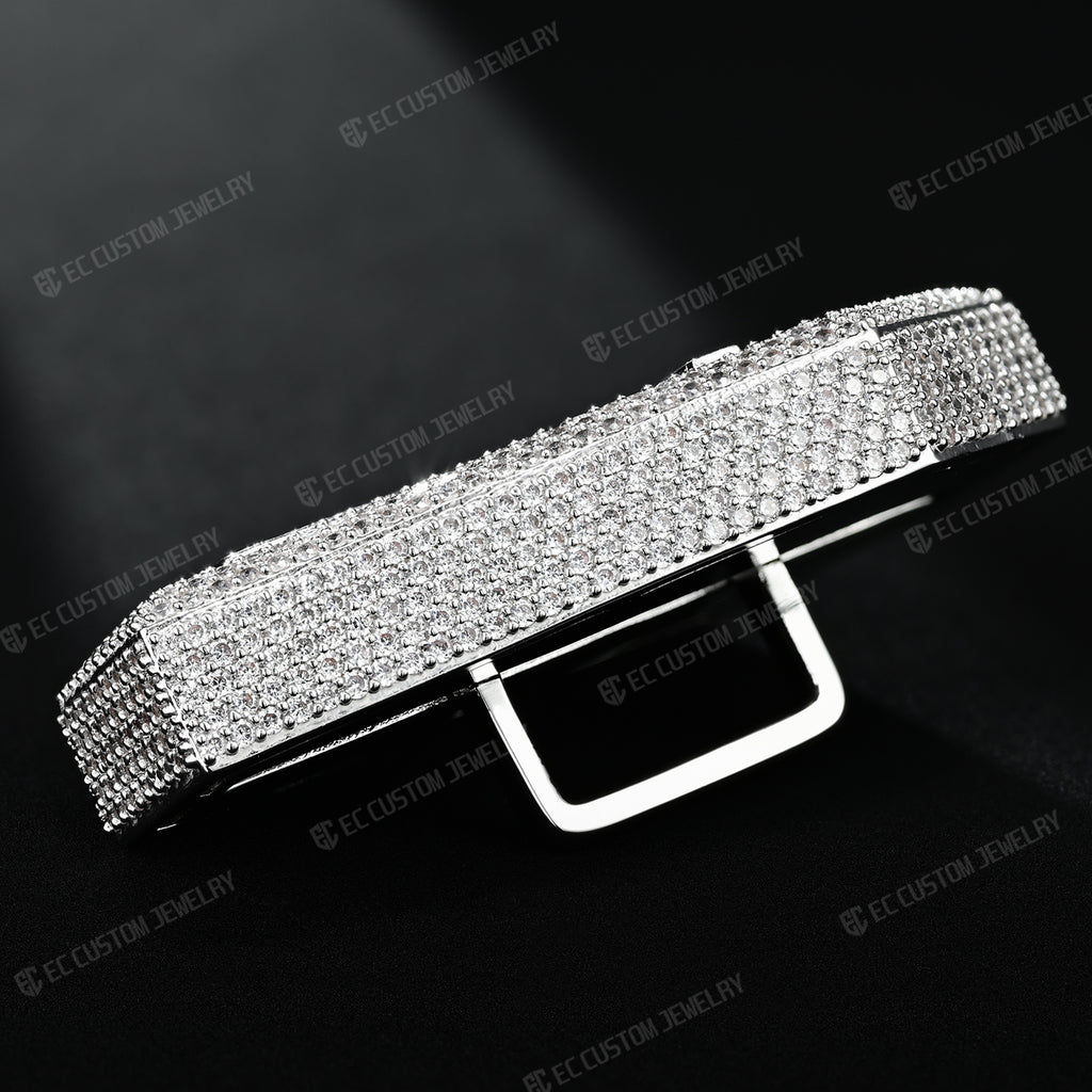 iced out Exquisite Diamond Coffin Cross upside down uprignt changable Pendant Hip hop ec custom jewelry 4