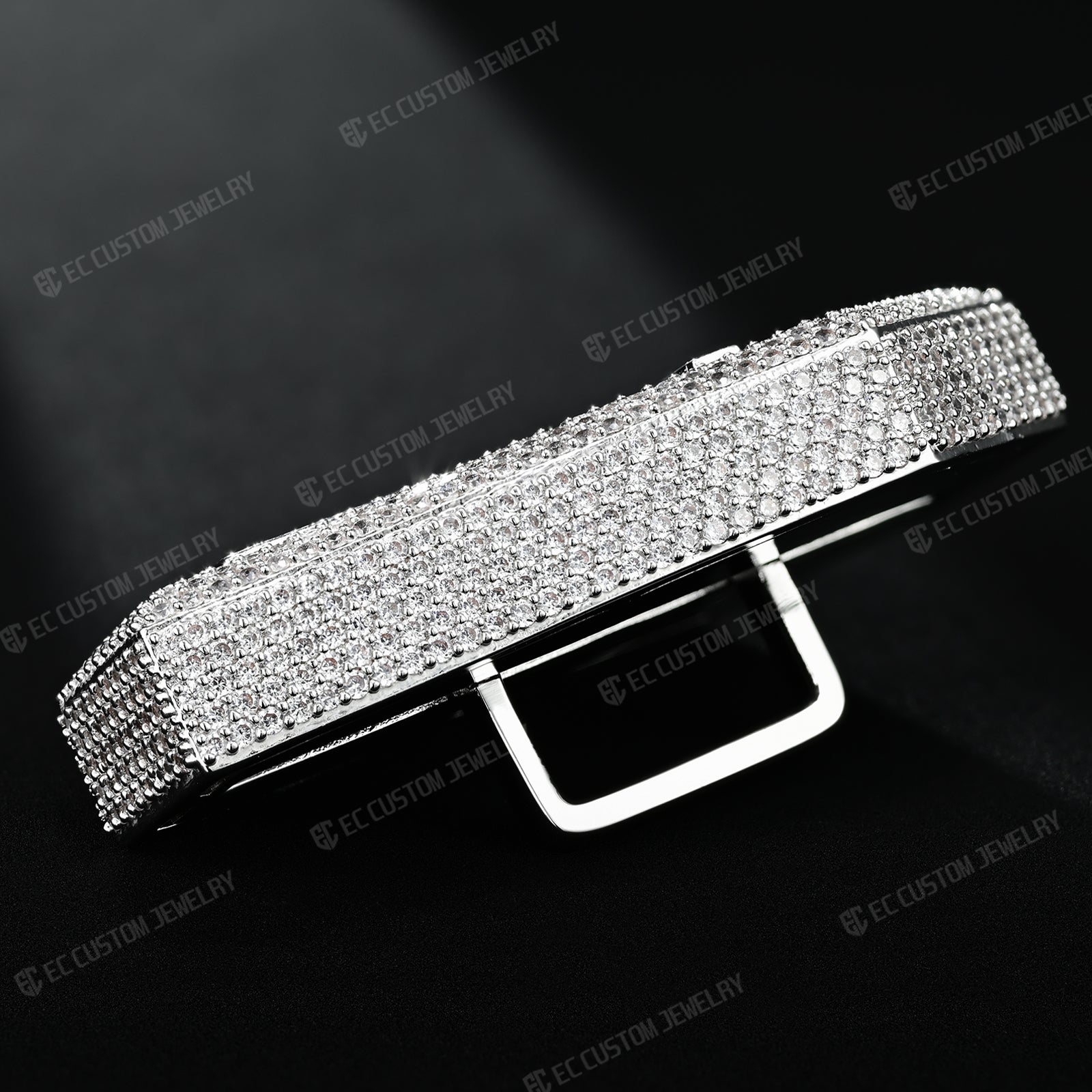 iced out Exquisite Diamond Coffin Cross upside down uprignt changable Pendant Hip hop ec custom jewelry 4